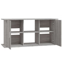 akvariebord 121x41x58 cm konstrueret træ grå sonoma-eg