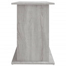akvariebord 121x41x58 cm konstrueret træ grå sonoma-eg