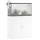 akvariebord 81x36x73 cm konstrueret træ hvid