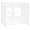 akvariebord 81x36x73 cm konstrueret træ hvid