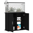 akvariebord 81x36x73 cm konstrueret træ sort
