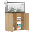 akvariestativ Sonoma eg 81x36x73 cm konstrueret træ