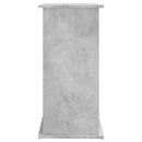 akvariestativ betongrå 81x36x73 cm konstrueret træ
