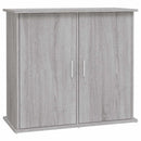 akvariebord 81x36x73 cm konstrueret træ grå sonoma-eg