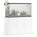 akvariebord 101x41x58 cm konstrueret træ hvid
