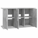 akvariestativ betongrå 101x41x58 cm konstrueret træ