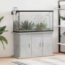 akvariestativ betongrå 101x41x58 cm konstrueret træ