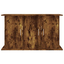 akvariebord 101x41x58 cm konstrueret træ røget egetræsfarve