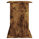 akvariebord 101x41x58 cm konstrueret træ røget egetræsfarve