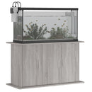akvariebord 101x41x58 cm konstrueret træ grå sonoma-eg