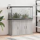 akvariebord 101x41x58 cm konstrueret træ grå sonoma-eg
