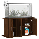 akvariebord 101x41x58 cm konstrueret træ brun egetræsfarve