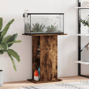 akvariebord 60,5x36x72,5 cm konstrueret træ røget egetræsfarve