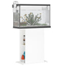akvariestativ hvid 75x36x72,5 cm konstrueret træ