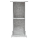 akvariebord 75x36x72,5 cm konstrueret træ betongrå