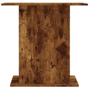 akvariebord 75x36x72,5 cm konstrueret træ røget egetræsfarve