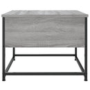 sofabord 51x51x40 cm konstrueret træ grå sonoma-eg
