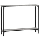 konsolbord 100x22,5x75 cm konstrueret træ grå sonoma-eg