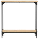 konsolbord Sonoma eg 75x22,5x75 cm konstrueret træ