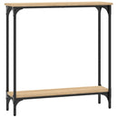 konsolbord Sonoma eg 75x22,5x75 cm konstrueret træ