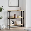 konsolbord Sonoma eg 75x22,5x75 cm konstrueret træ