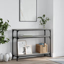konsolbord 100x29x75 cm konstrueret træ grå sonoma-eg