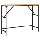 konsolbord 100x32x75 cm konstrueret træ sonoma-eg