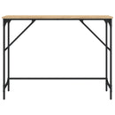 konsolbord 100x32x75 cm konstrueret træ sonoma-eg