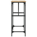 konsolbord 100x32x75 cm konstrueret træ sonoma-eg