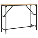 konsolbord 100x32x75 cm konstrueret træ sonoma-eg
