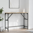 konsolbord 100x32x75 cm konstrueret træ sonoma-eg