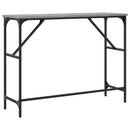 konsolbord 100x32x75 cm konstrueret træ grå sonoma-eg