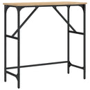 konsolbord 75x32x75 cm konstrueret træ sonoma-eg