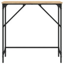 konsolbord 75x32x75 cm konstrueret træ sonoma-eg