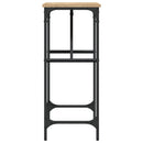 konsolbord 75x32x75 cm konstrueret træ sonoma-eg