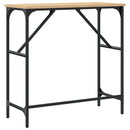 konsolbord 75x32x75 cm konstrueret træ sonoma-eg