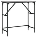 konsolbord 75x32x75 cm konstrueret træ grå sonoma-eg