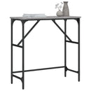 konsolbord 75x32x75 cm konstrueret træ grå sonoma-eg
