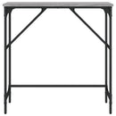 konsolbord 75x32x75 cm konstrueret træ grå sonoma-eg