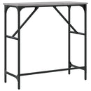 konsolbord 75x32x75 cm konstrueret træ grå sonoma-eg