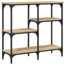 konsolbord Sonoma eg 80x29x75 cm konstrueret træ