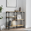 konsolbord Sonoma eg 80x29x75 cm konstrueret træ