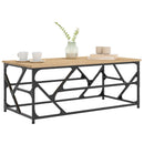 sofabord 100x50x40 cm konstrueret træ sonoma-eg
