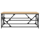 sofabord 100x50x40 cm konstrueret træ sonoma-eg