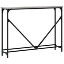 konsolbord 102x22,5x75 cm konstrueret træ grå sonoma-eg