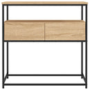 konsolbord Sonoma eg 75x40x75 cm konstrueret træ