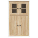 skab 62x32x106,5 cm konstrueret træ sonoma-eg