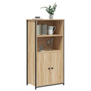 højskab 62x36x121,5 cm konstrueret træ sonoma-eg