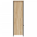 højskab 62x36x121,5 cm konstrueret træ sonoma-eg
