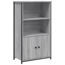skab 62x32x103,5 cm konstrueret træ grå sonoma-eg